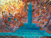 Louisiana State Capitol - Oil on Canvas - 16" by 20"